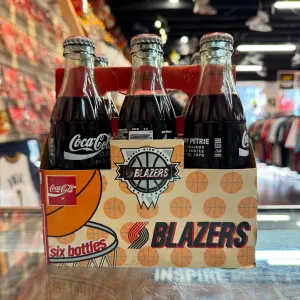 1995 Coca Cola 25th Anniversary Blazers Bottles