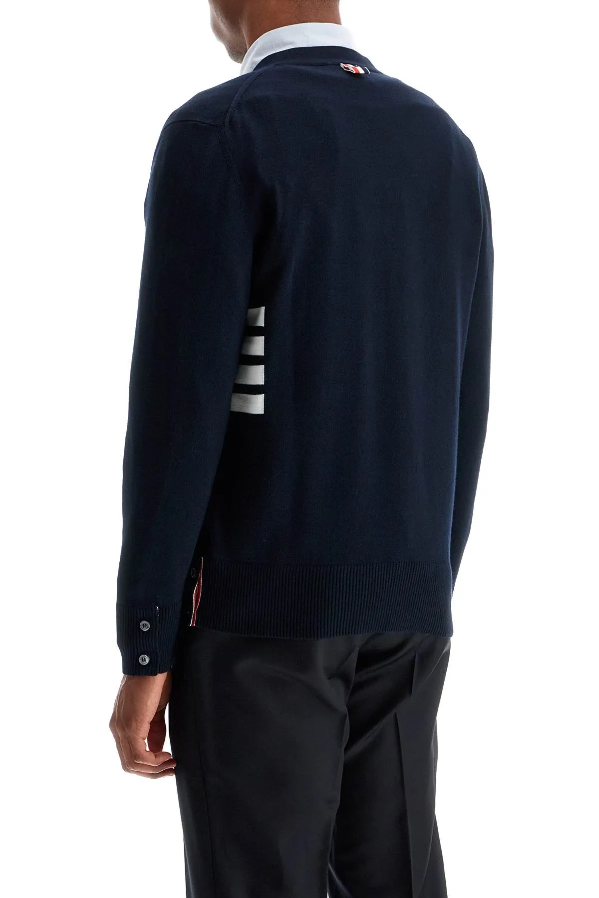 4-bar cotton cardigan for MKC581A Y3043 NAVY