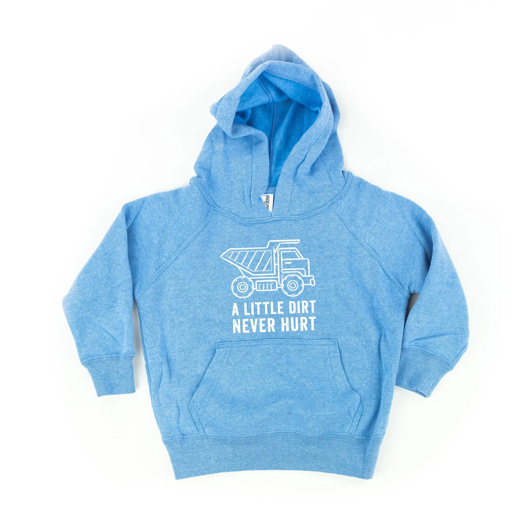 A LITTLE DIRT NEVER HURT - CONSTRUCTION - CHILD HOODIE