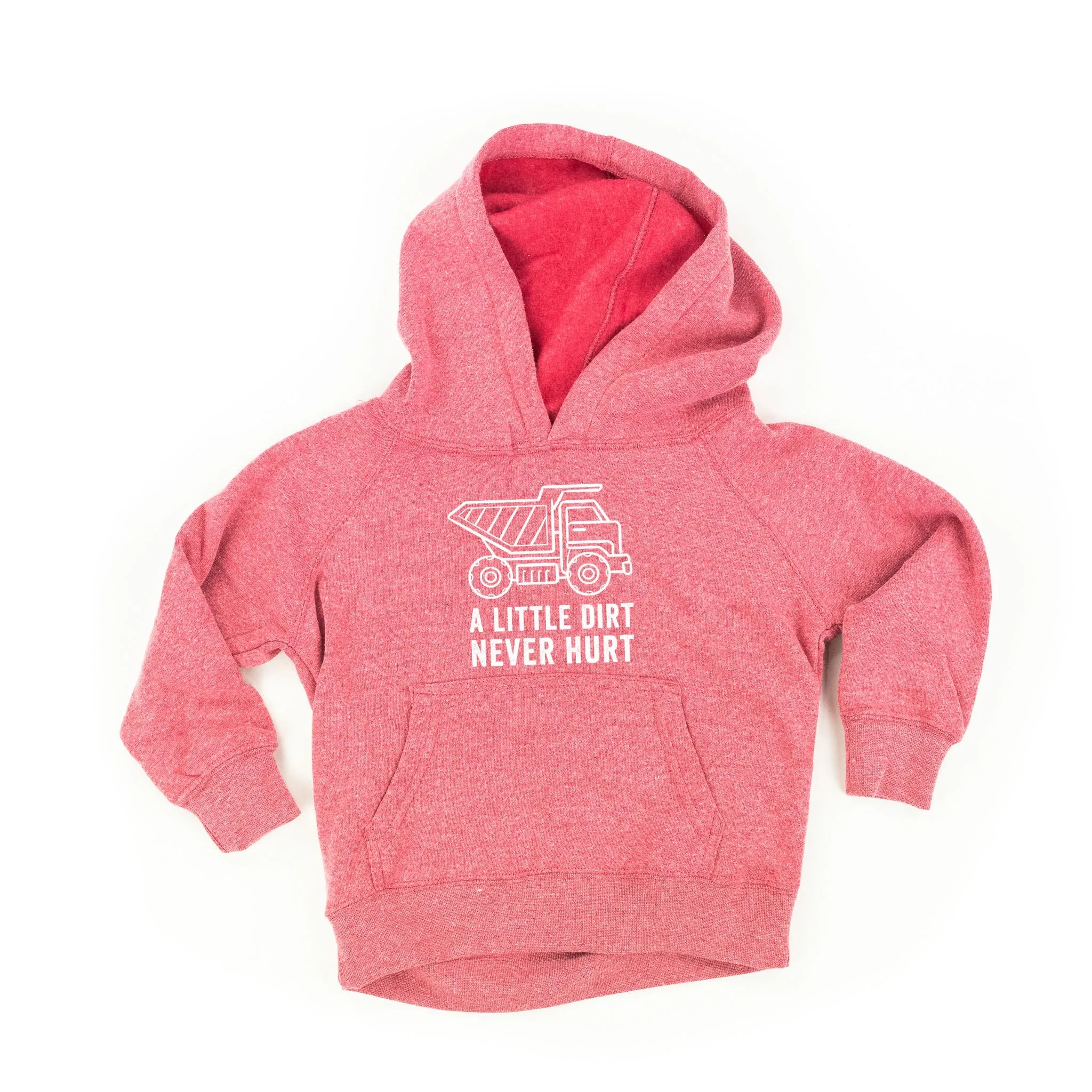 A LITTLE DIRT NEVER HURT - CONSTRUCTION - CHILD HOODIE