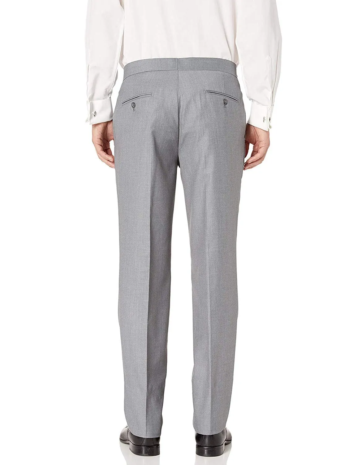Adam Baker Men's Regular Fit Two-Piece Peak Lapel Tuxedo Suit