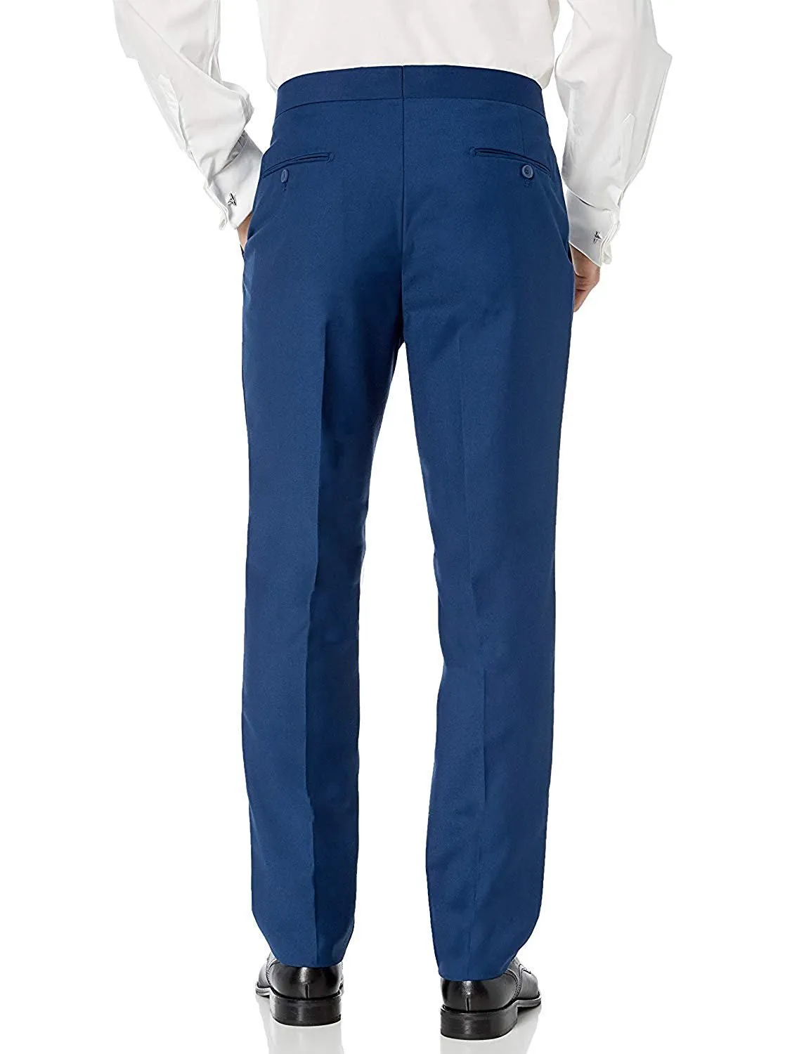 Adam Baker Men's Regular Fit Two-Piece Peak Lapel Tuxedo Suit