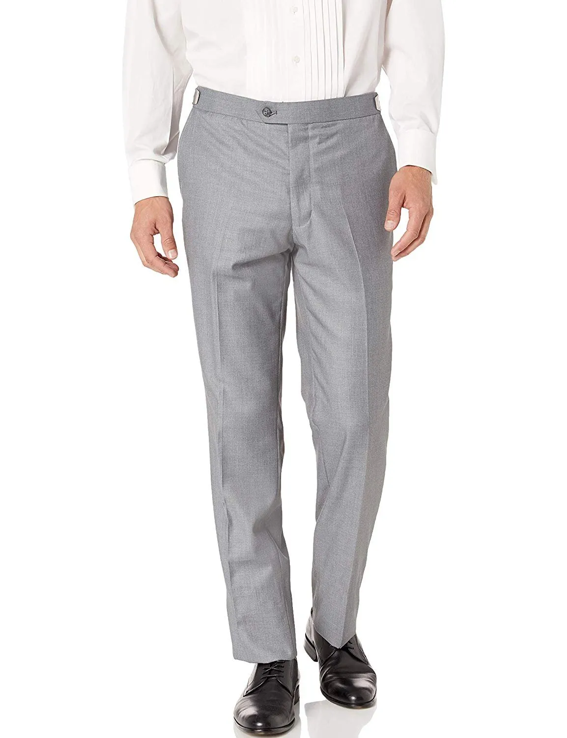 Adam Baker Men's Regular Fit Two-Piece Peak Lapel Tuxedo Suit