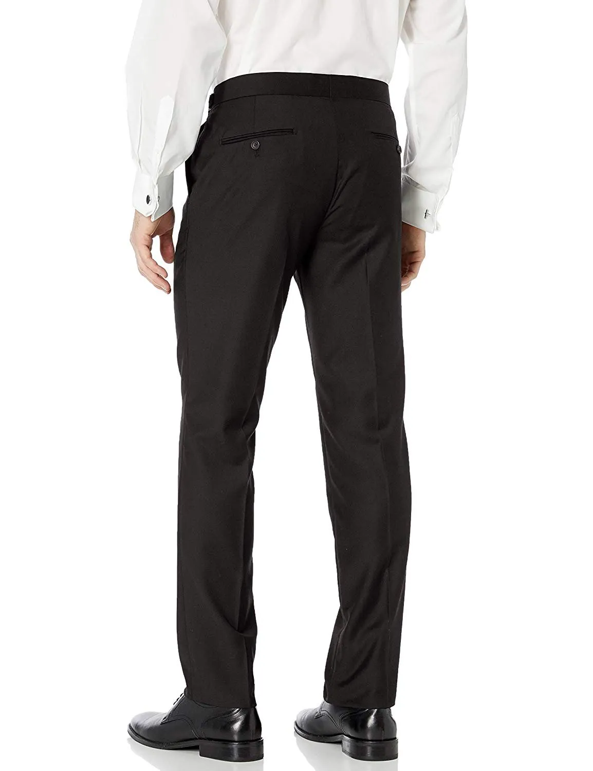 Adam Baker Men's Regular Fit Two-Piece Peak Lapel Tuxedo Suit