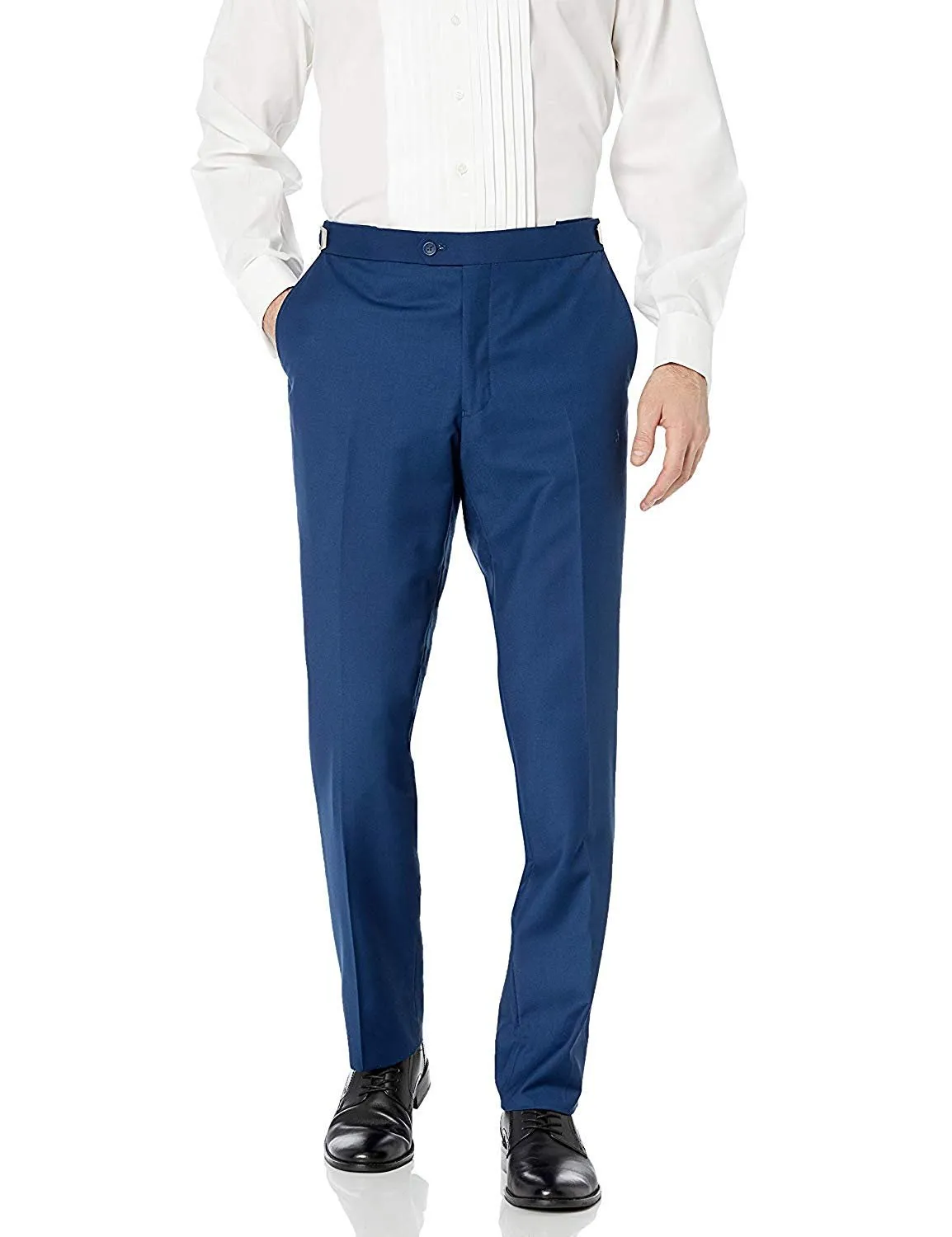 Adam Baker Men's Regular Fit Two-Piece Peak Lapel Tuxedo Suit