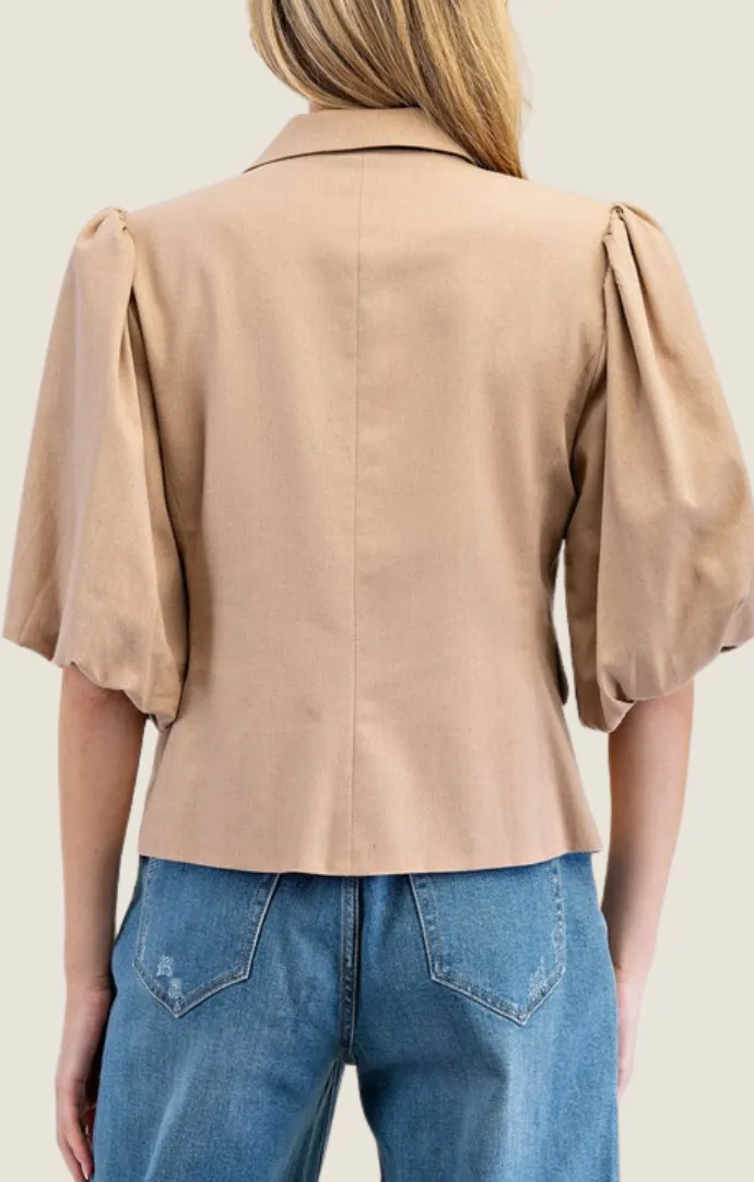 Adriel Coco Blazer Top