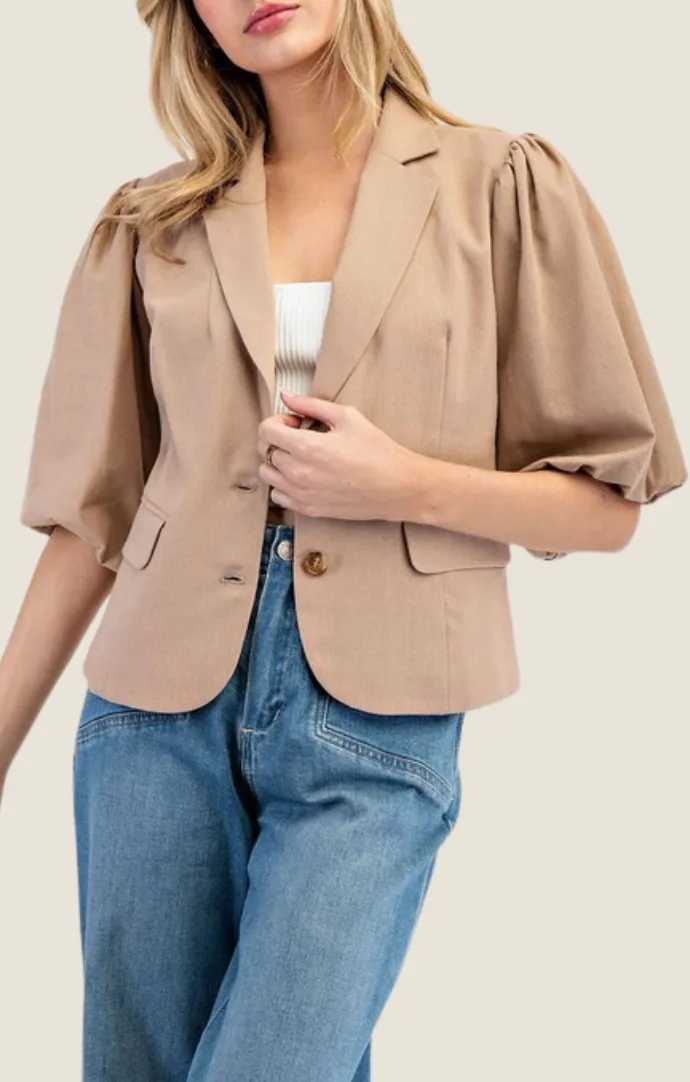 Adriel Coco Blazer Top