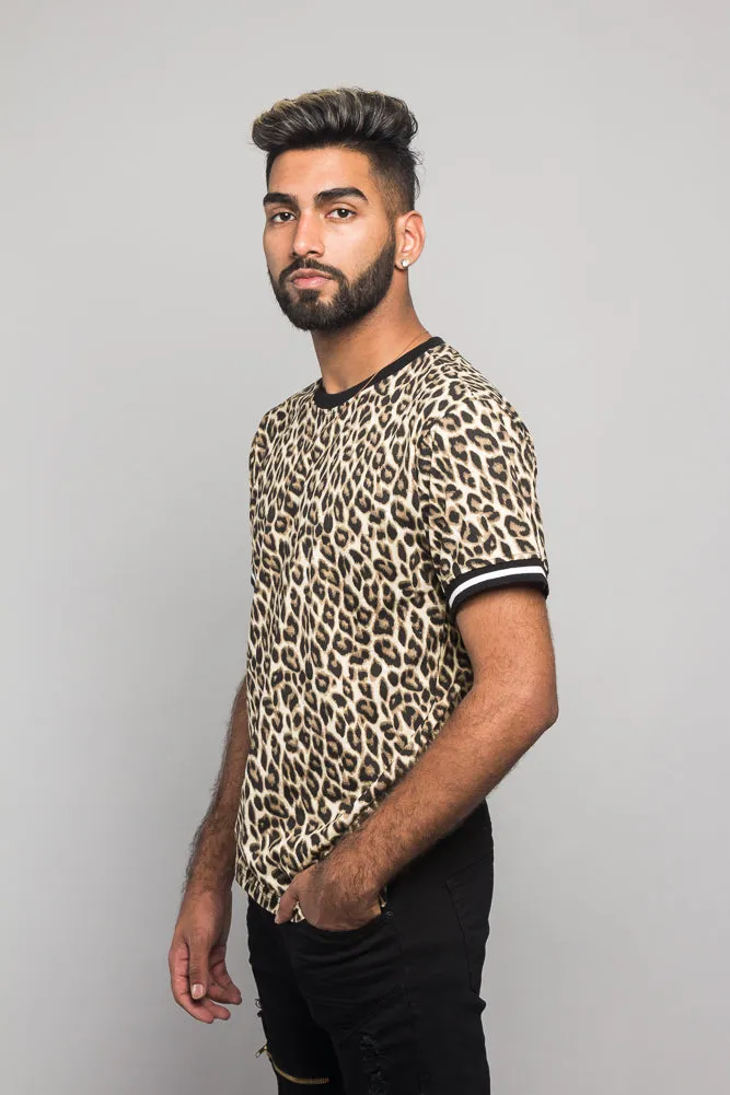 Animal Print Jersey T-Shirt