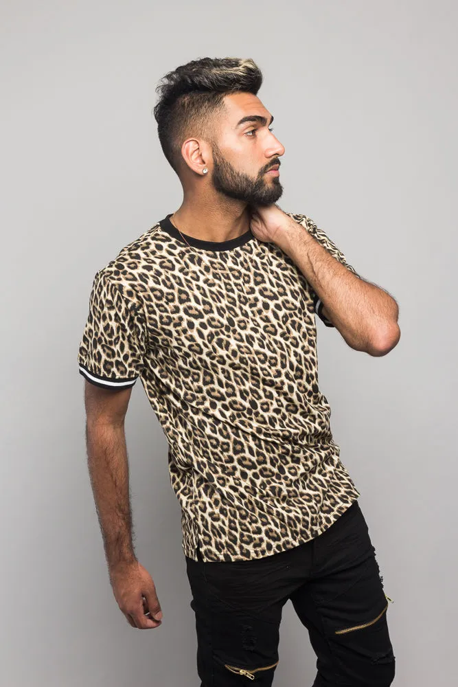 Animal Print Jersey T-Shirt