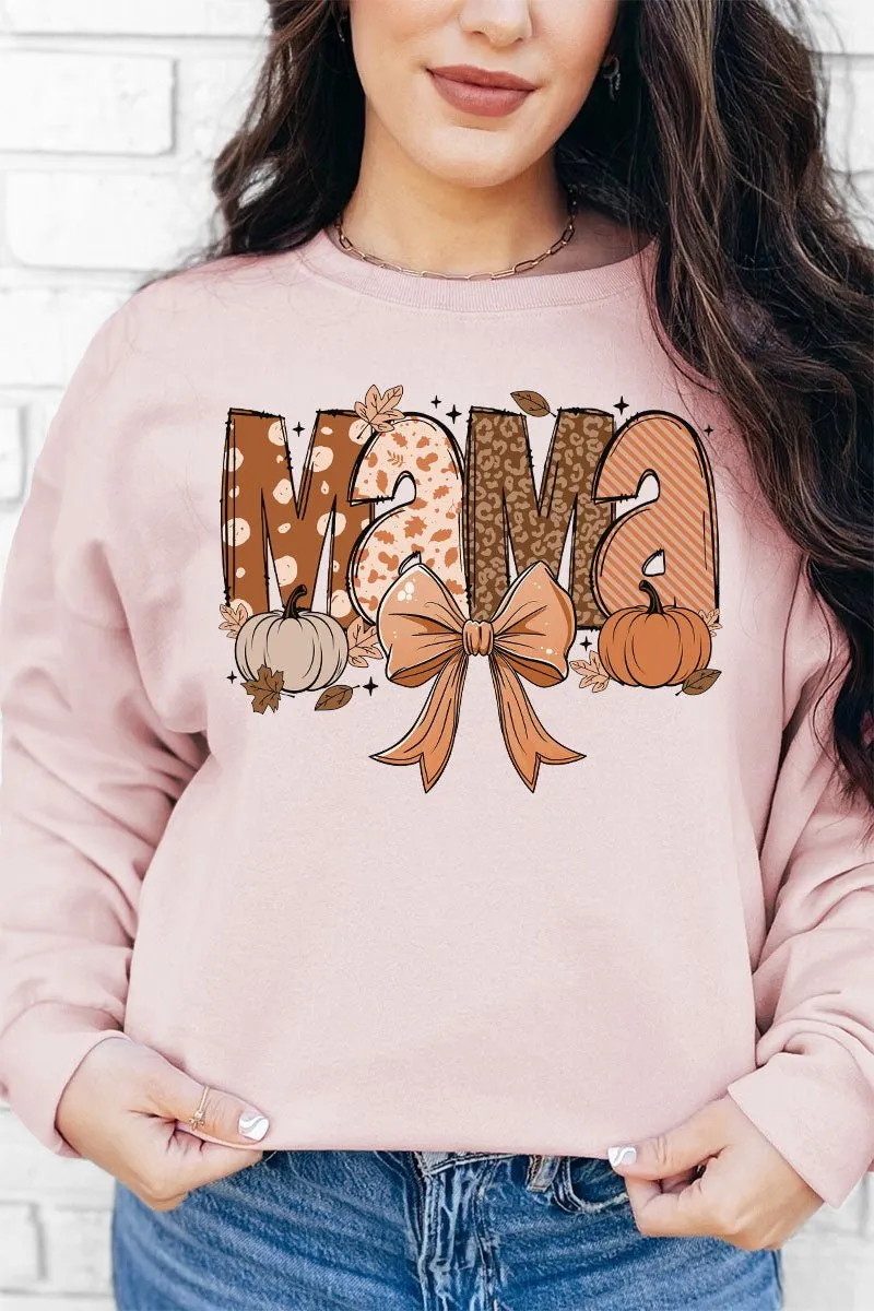 Autumn Coquette Mama Unisex NuBlend Crew Sweatshirt