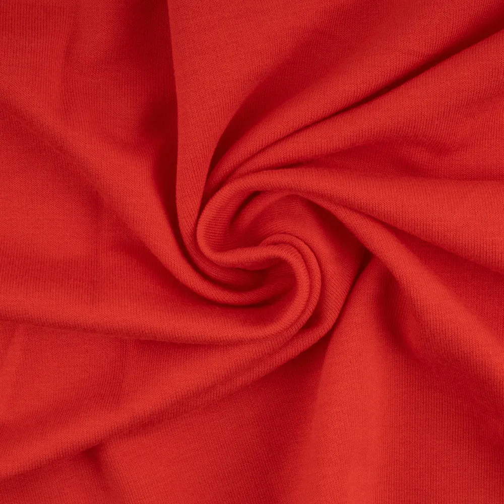 BAMBOO French Terry Knit - Tomato