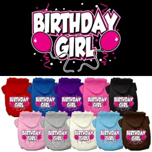BIRTHDAY GIRL SCREEN PRINT PET HOODIES