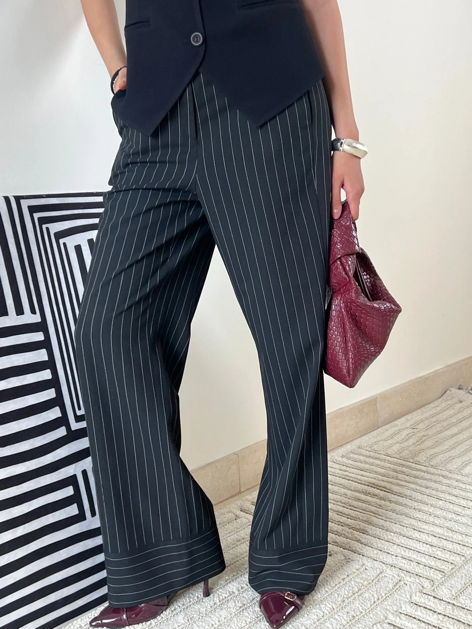 Black drawstrings Pants