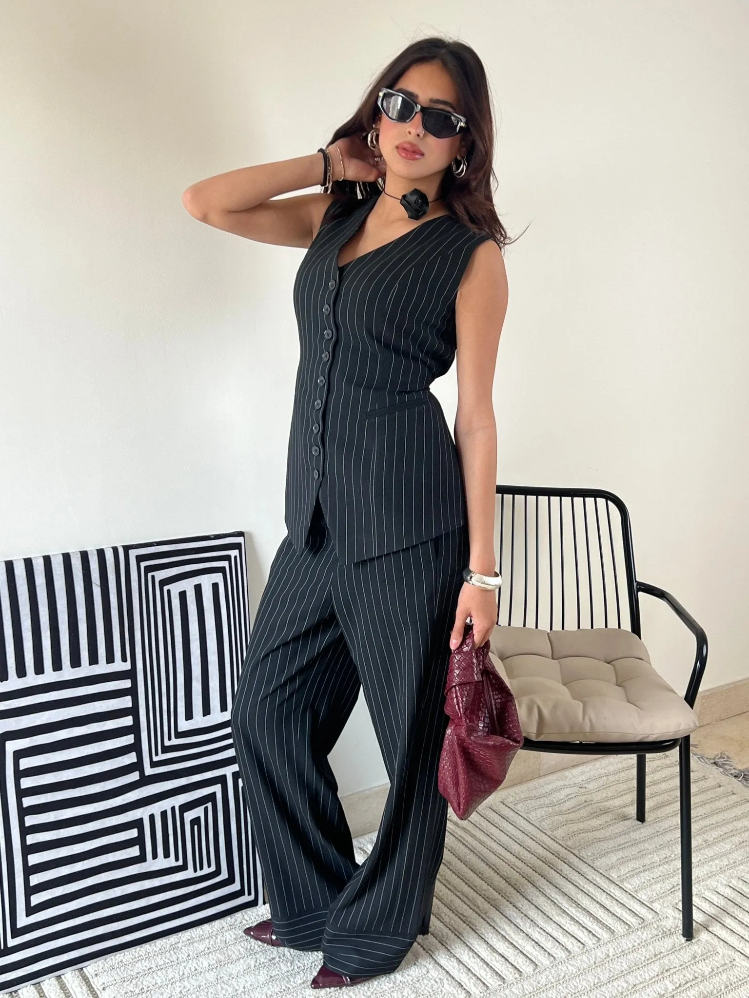Black drawstrings Pants