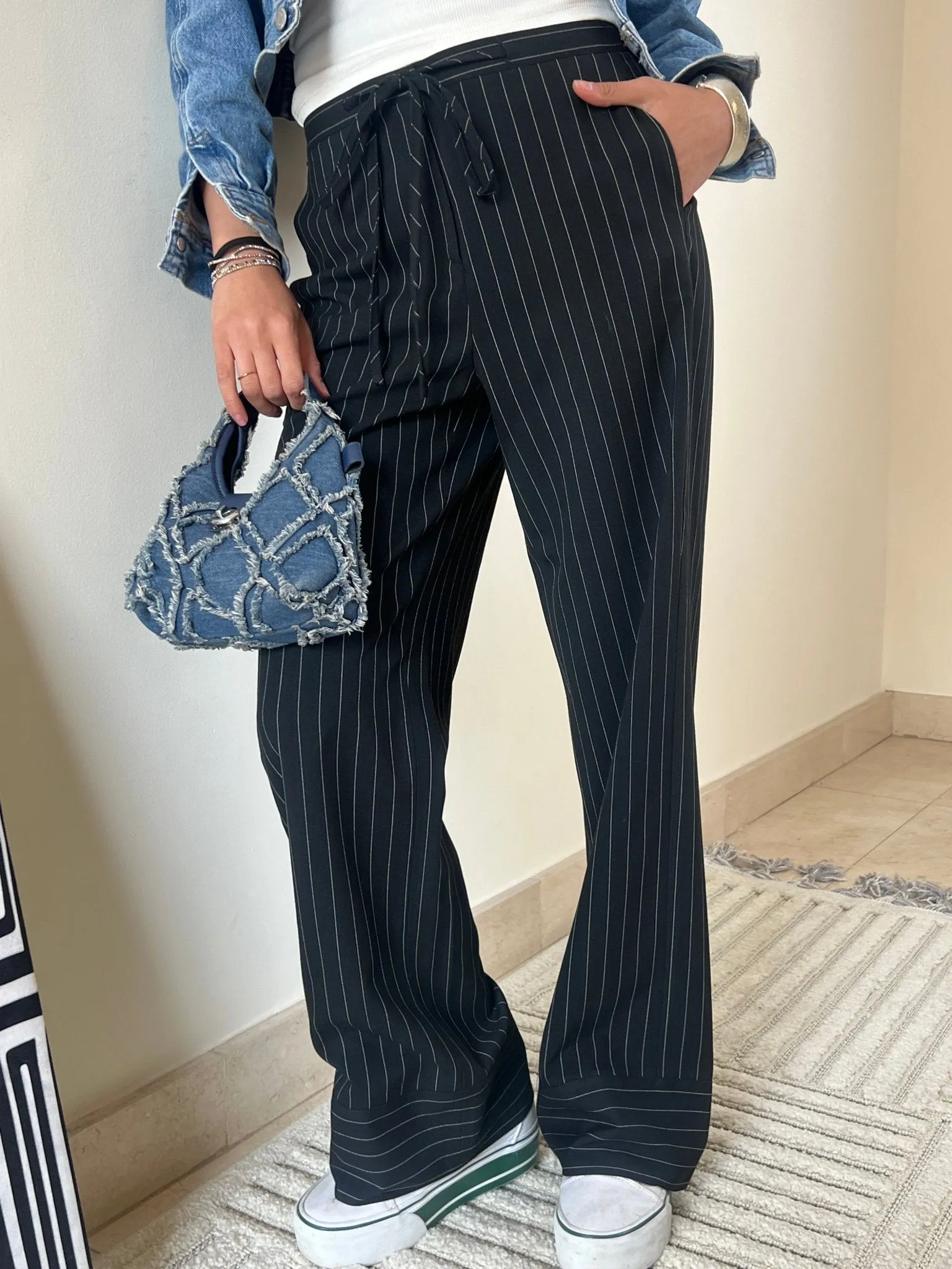 Black drawstrings Pants