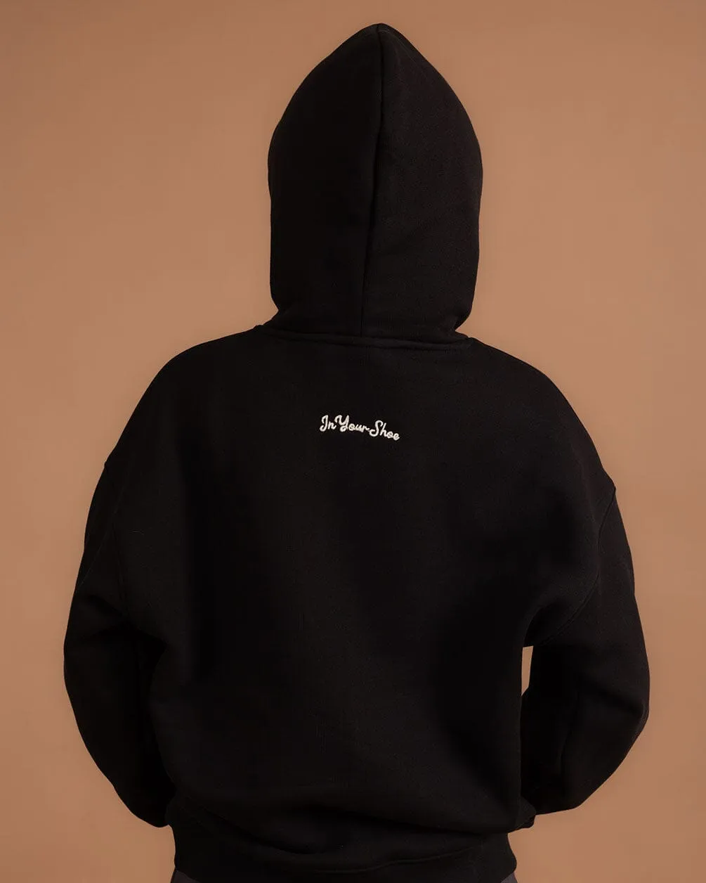 Black Heavy Boxy Hoodie