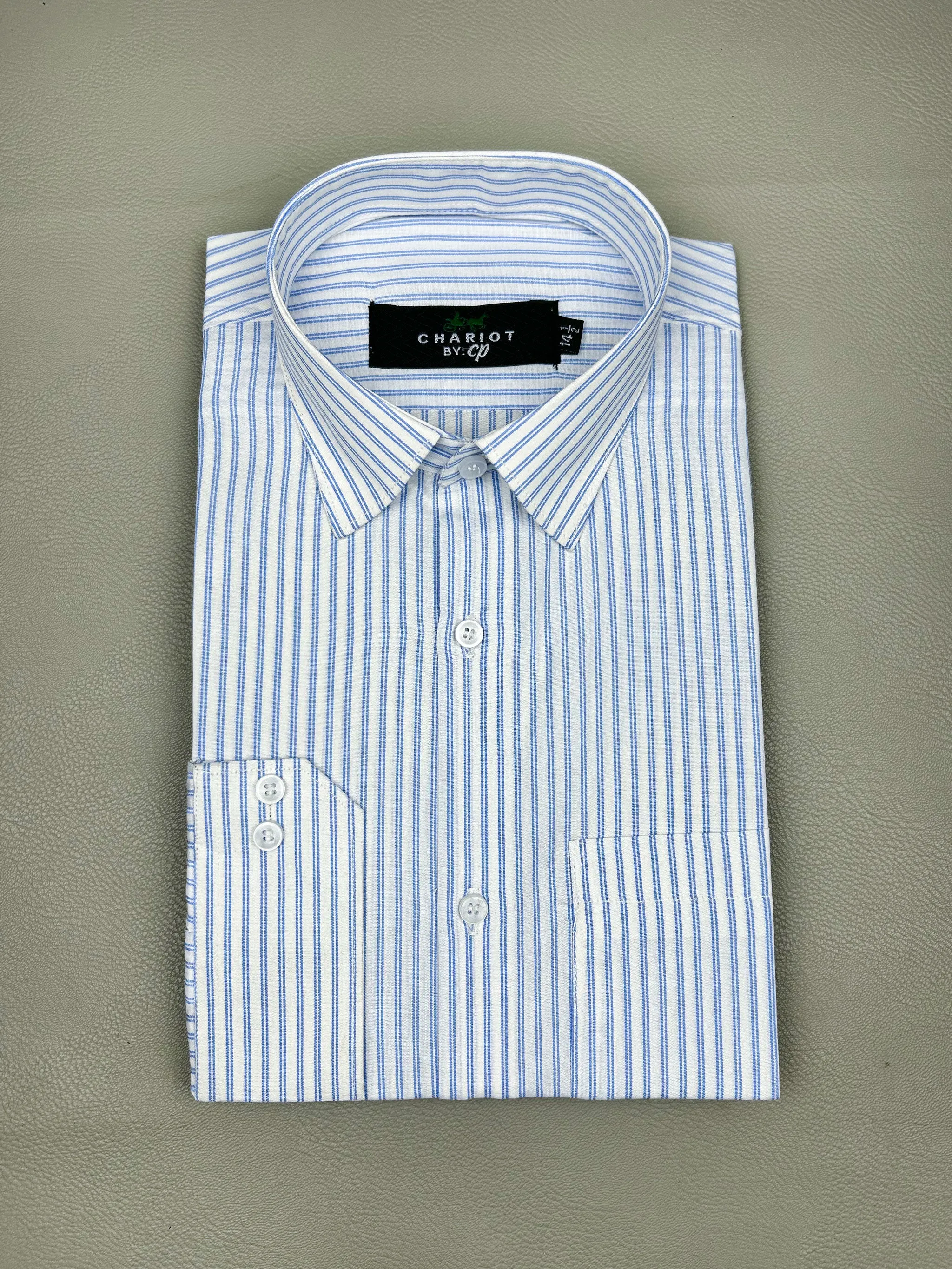 Blue Lines Formal Dress Shirt For Men MFS165