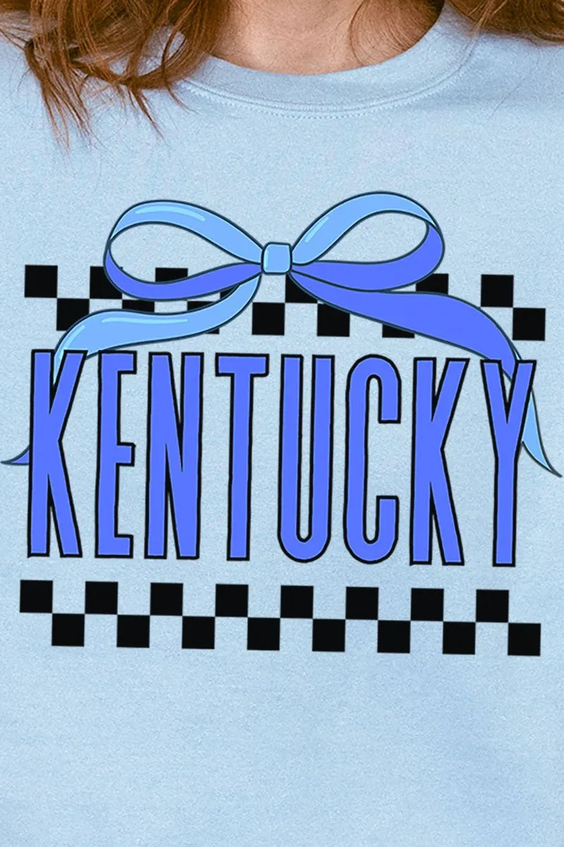Bow Kentucky Check Unisex NuBlend Crew Sweatshirt