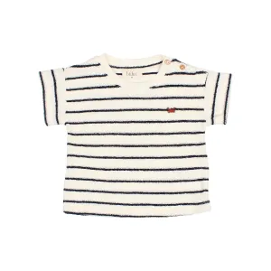Buho Baby Nuit Stripes Terry T-shirt   Shorts Set