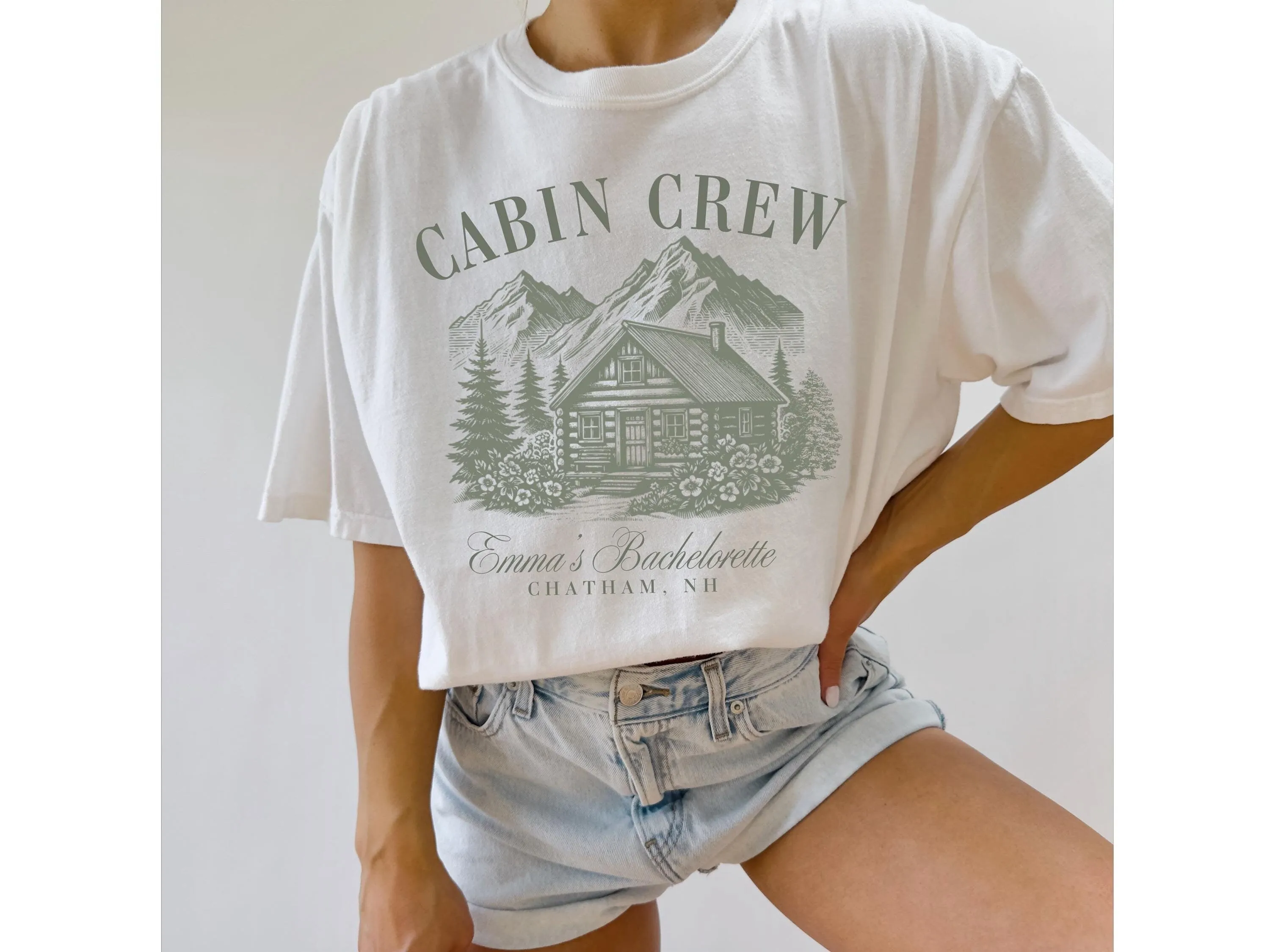 Cabin Crew Custom Bachelorette Party Shirts