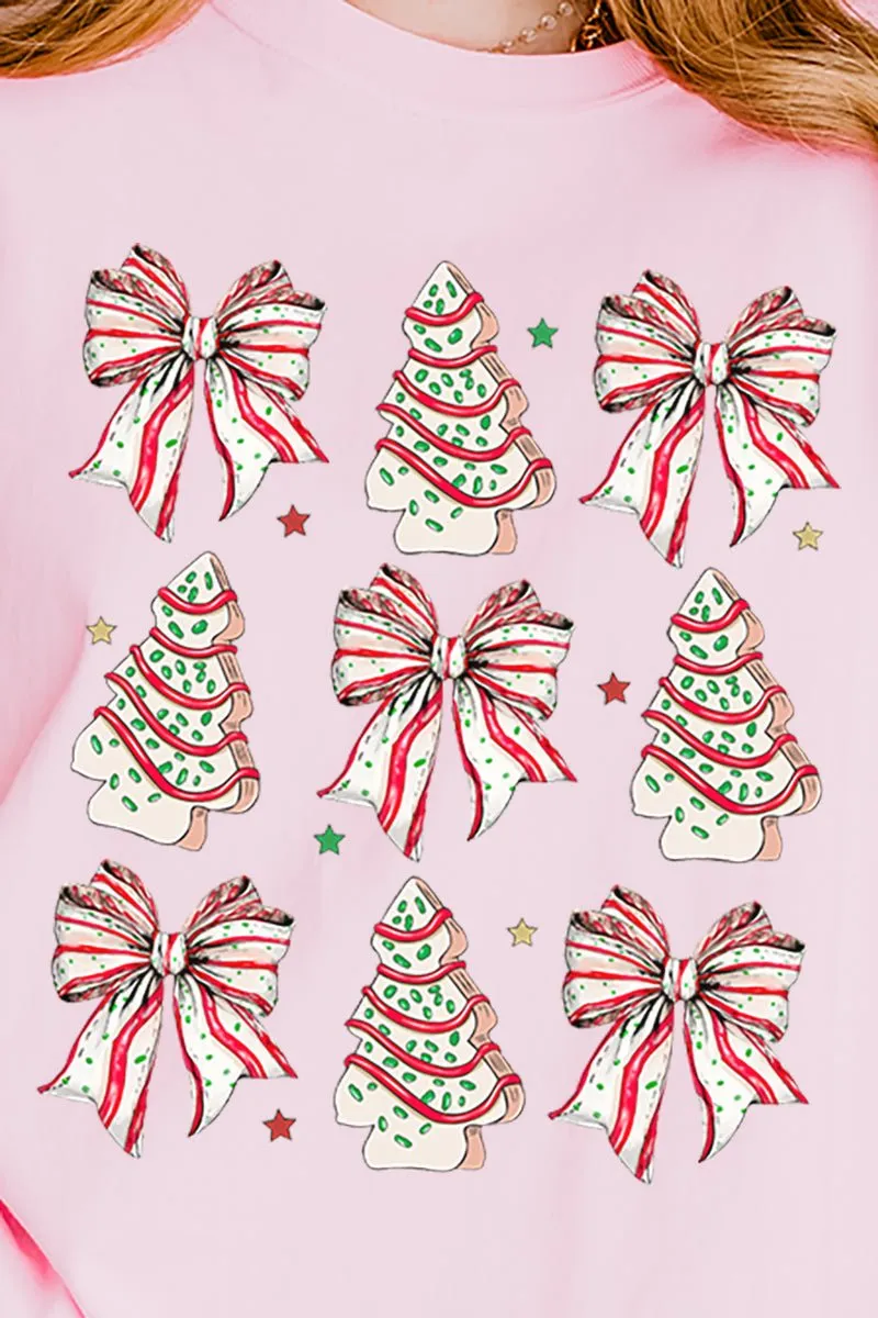 Cakes And Bows Christmas Comfort Colors Adult Ring-Spun Cotton Tee