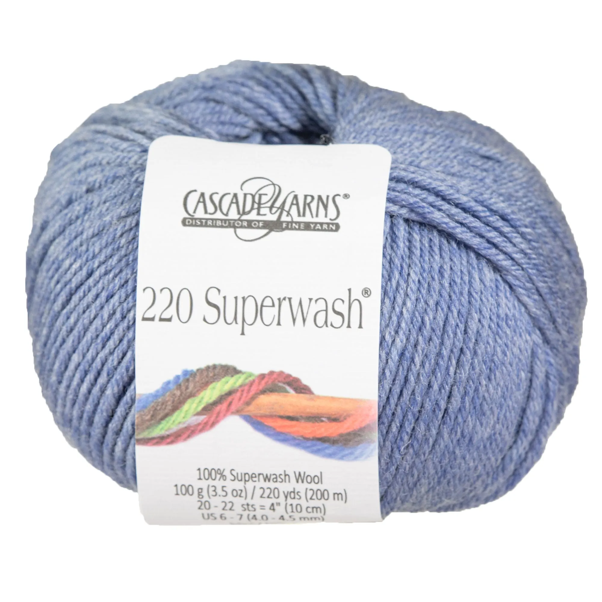Cascade Yarns 220 Superwash Yarn - 1944 Westpoint Blue Heather