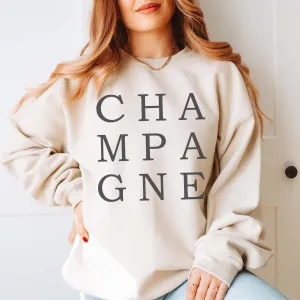 CHAMPAGNE Graphic Sweatshirt