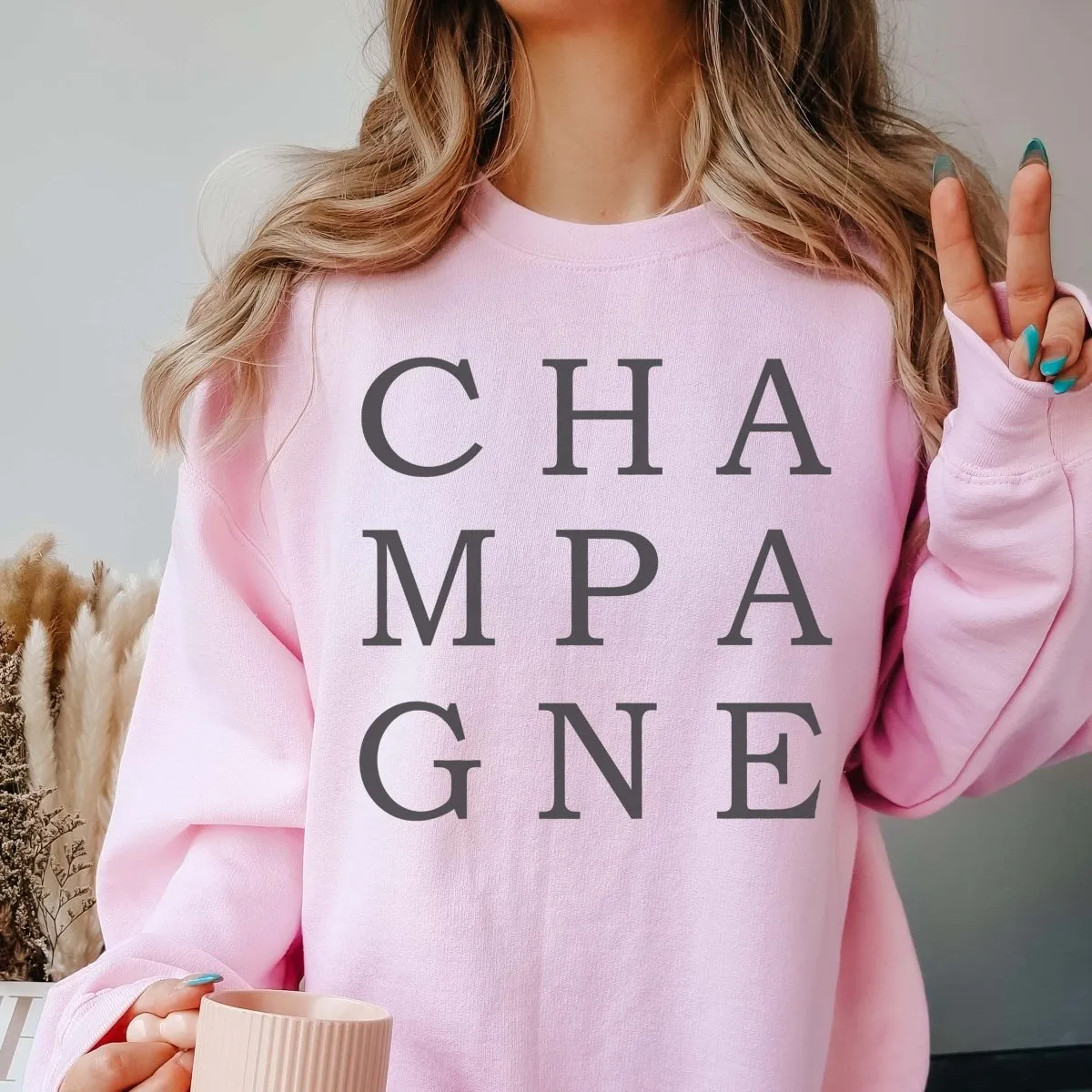 CHAMPAGNE Graphic Sweatshirt