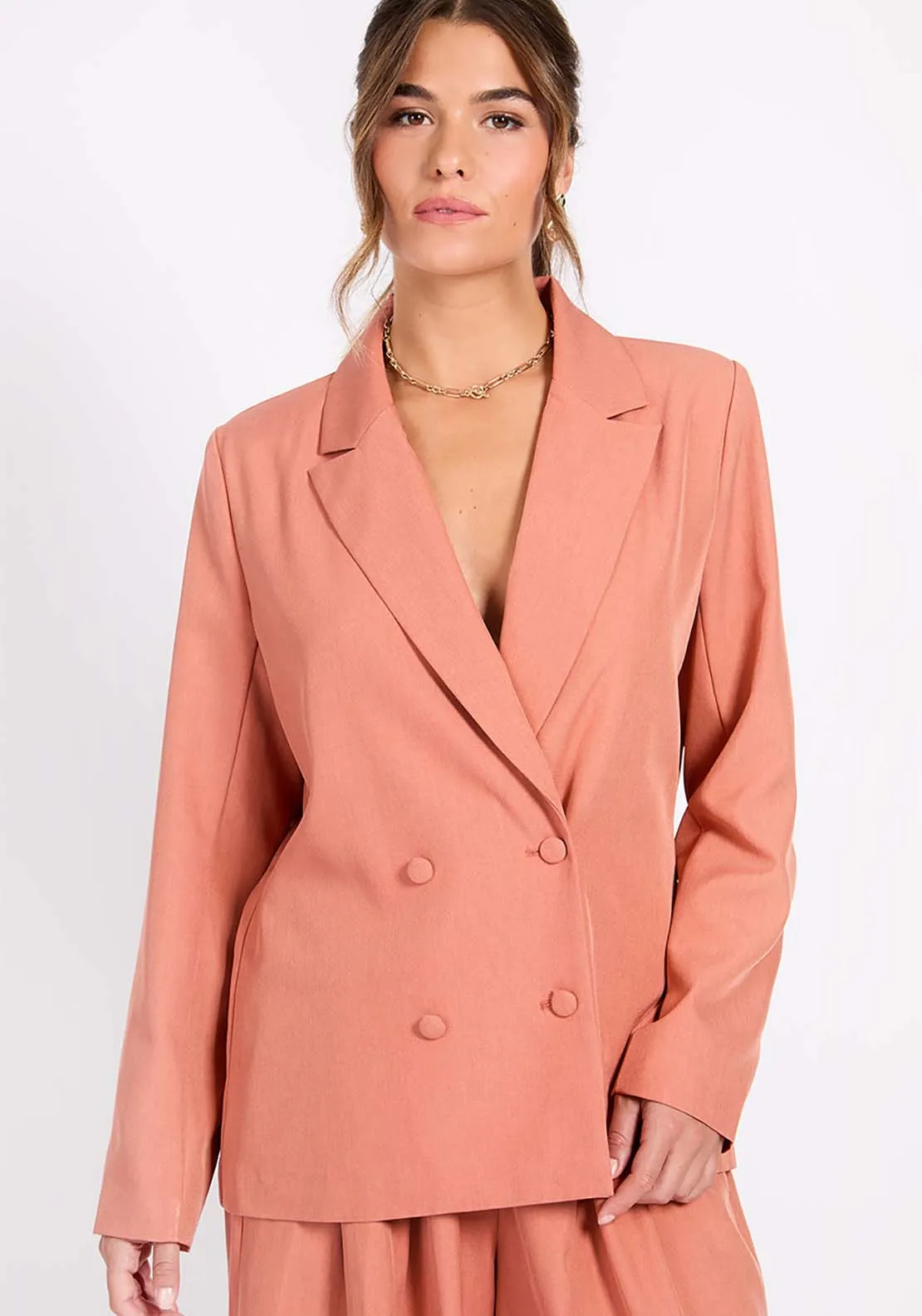 Clay Double Breasted Blazer - Clay