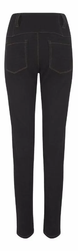 Collectif Rebel Kate Skinny 50s High Waisted Black Denim Jeans