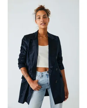 Cosmo Blazer Velvet Black
