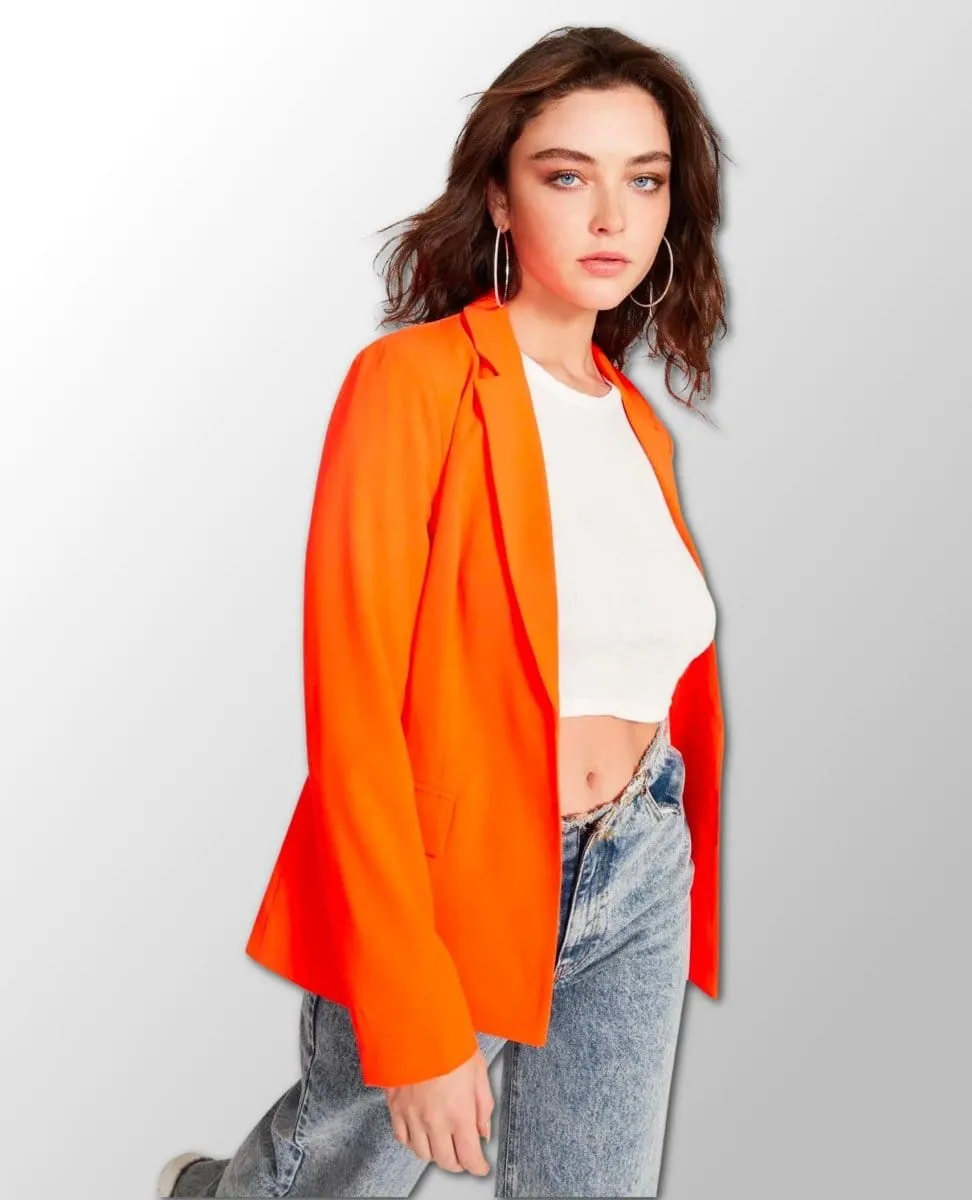 Crush Orange Peyton Blazer