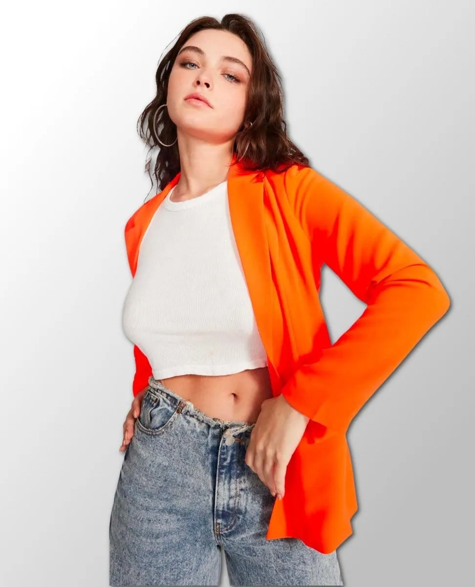 Crush Orange Peyton Blazer