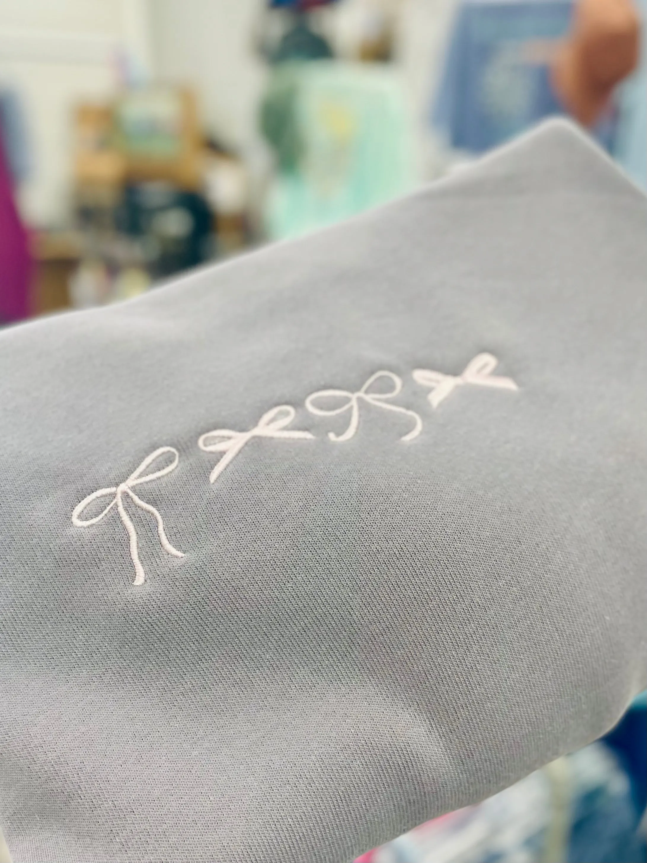 Cutesie Bow Sweatshirt