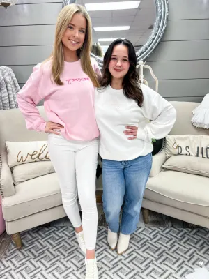 Cutesie Bow Sweatshirt