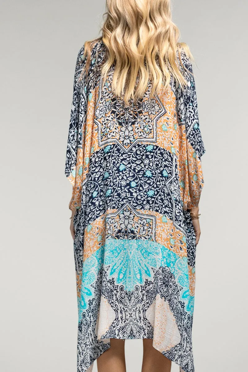 Damask and Paisley Kimono