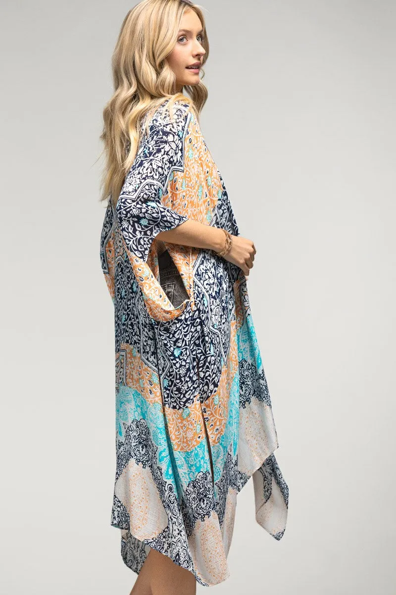 Damask and Paisley Kimono