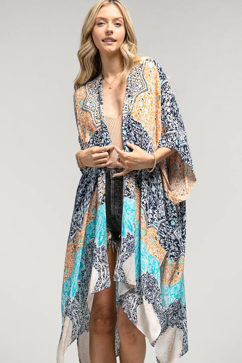Damask and Paisley Kimono