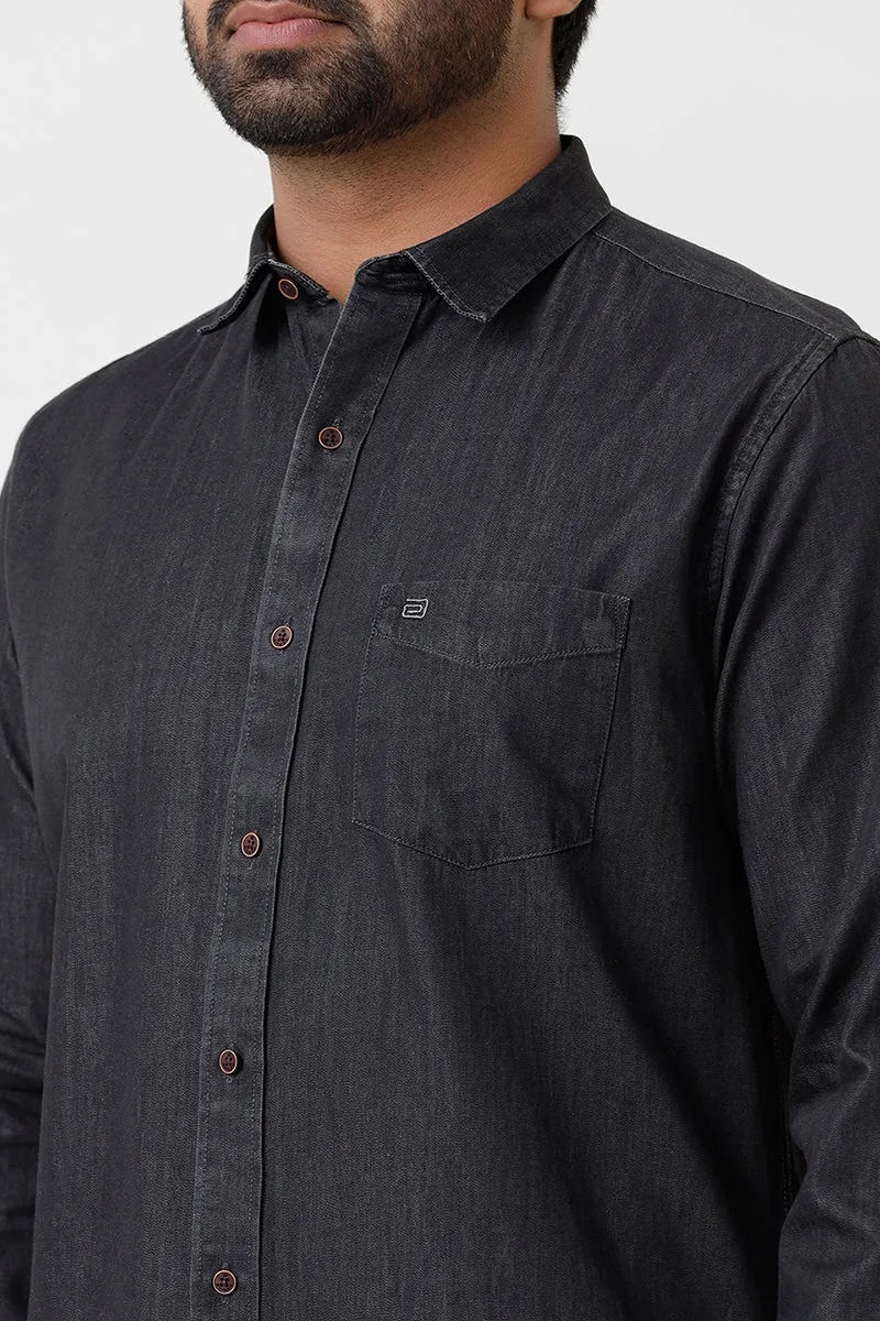 Denim - Black Casual Shirts for Men | Ariser