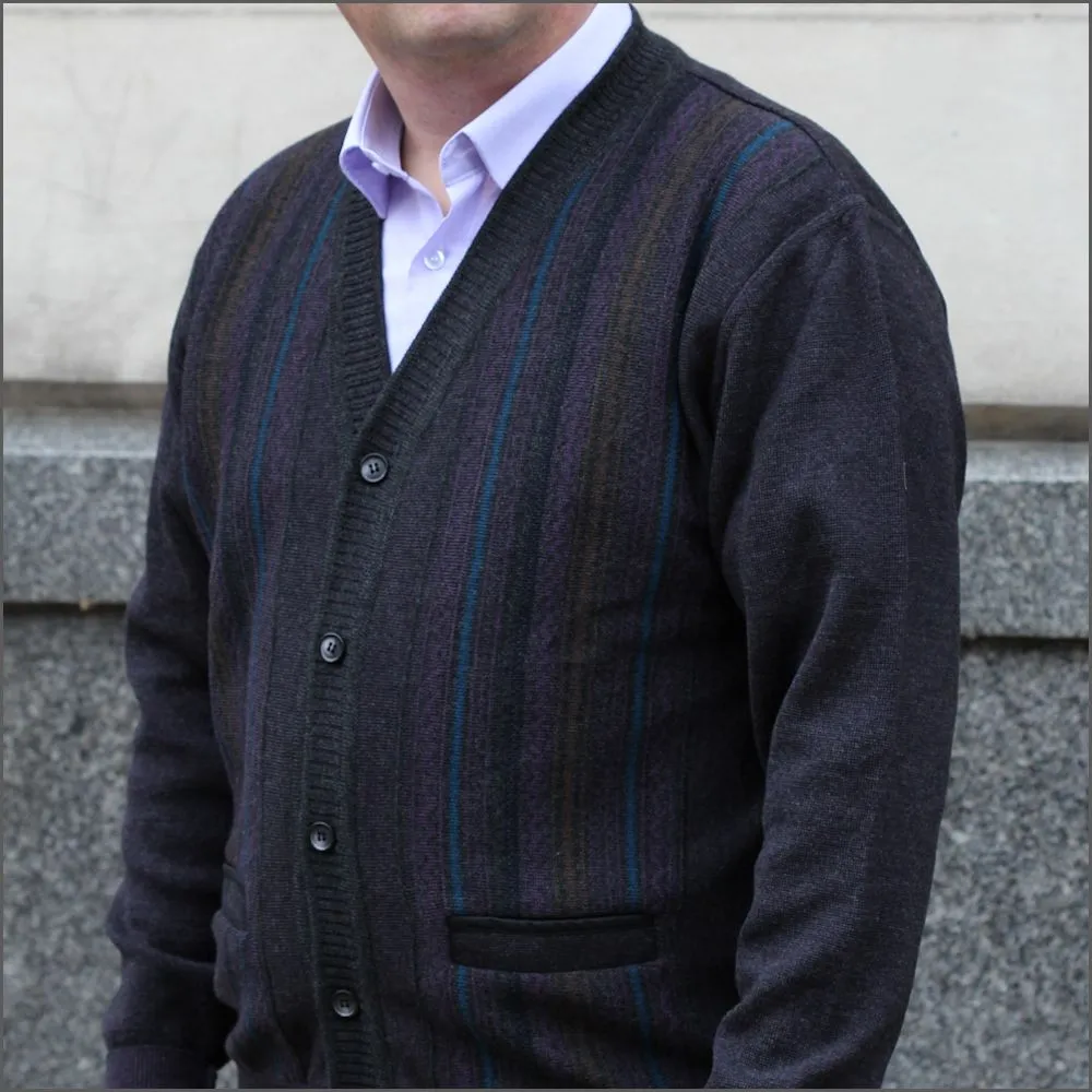 Dg's Purple Pattern Cardigan^