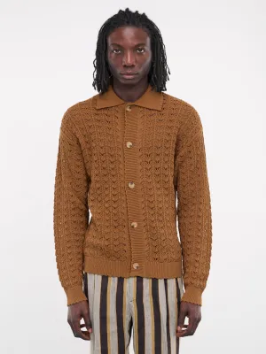 Einar Cardigan (EINAR-M24KN7028-BROWN)