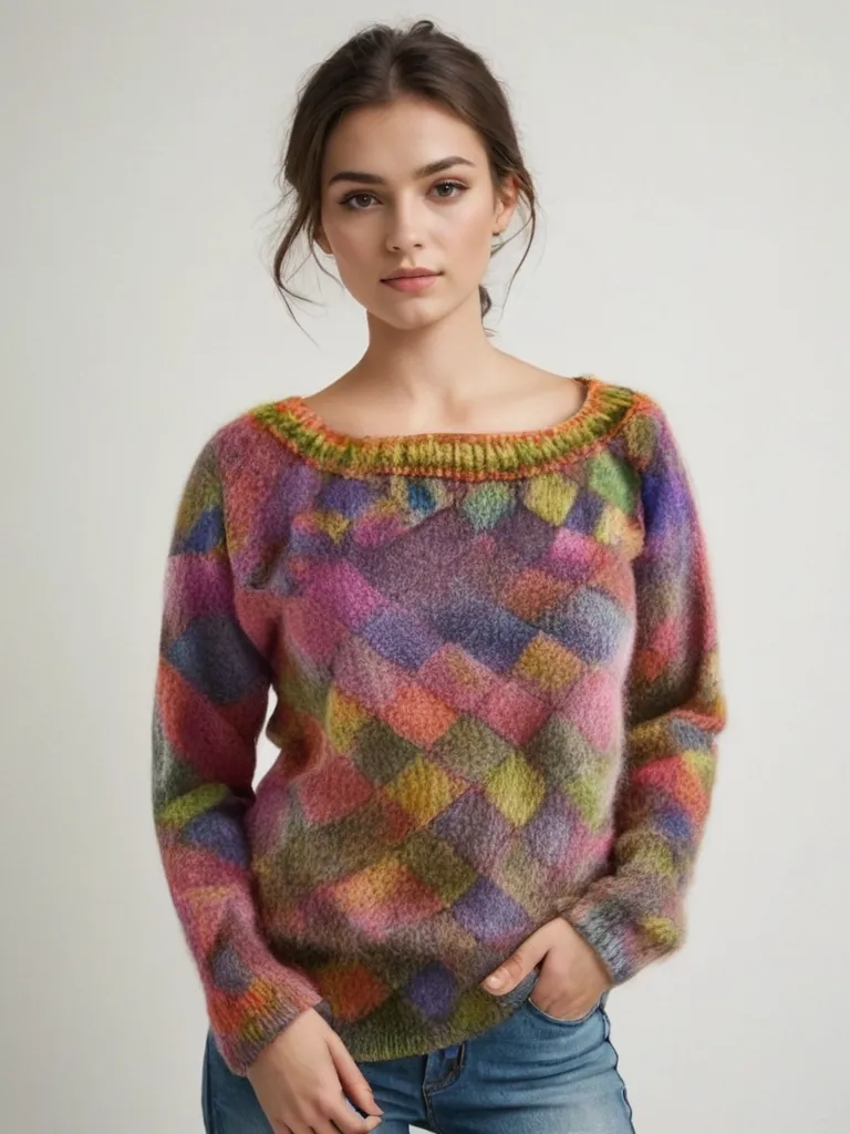 Elegante gebreide damestrui voor de winter - tijdloos en warm