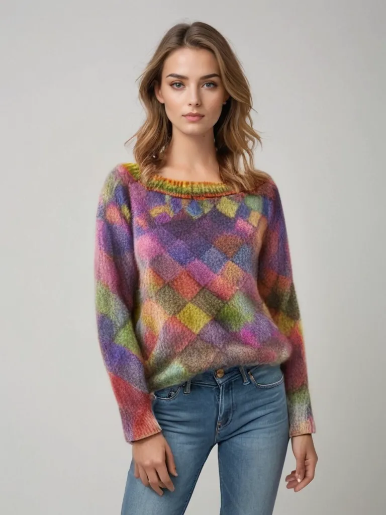 Elegante gebreide damestrui voor de winter - tijdloos en warm