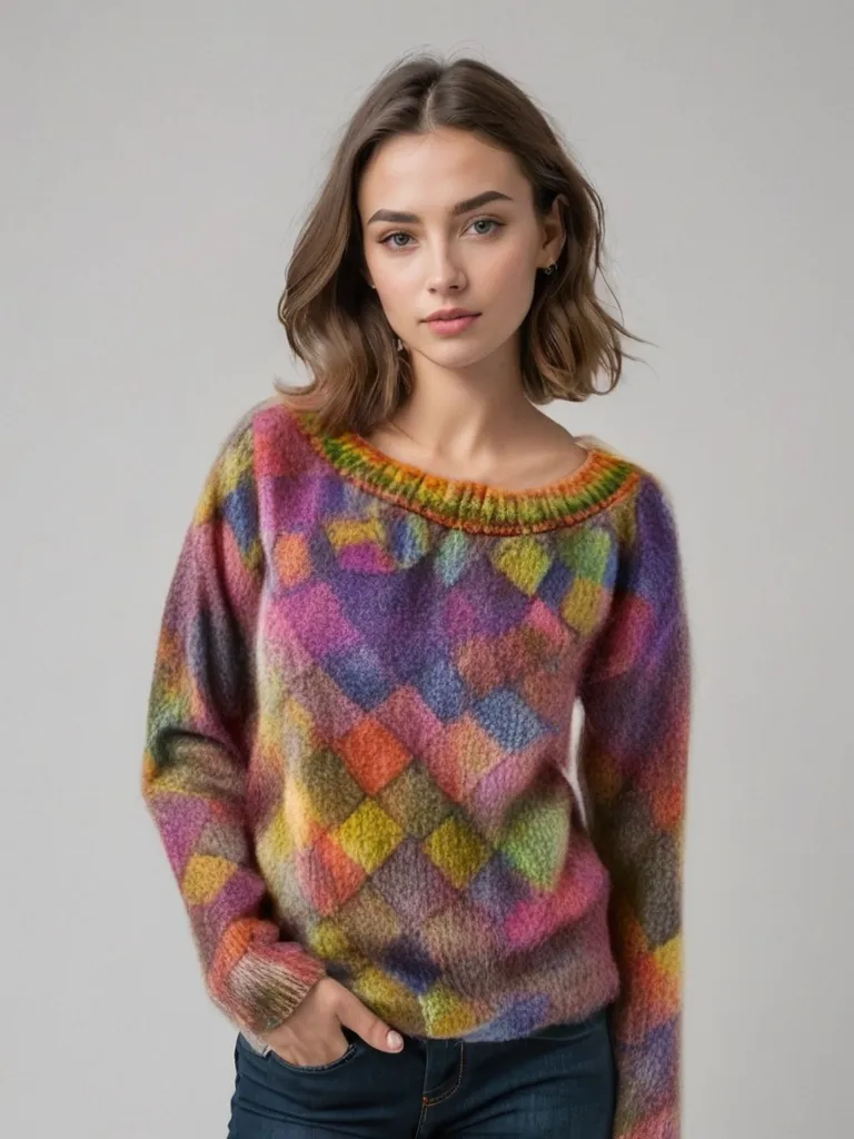 Elegante gebreide damestrui voor de winter - tijdloos en warm
