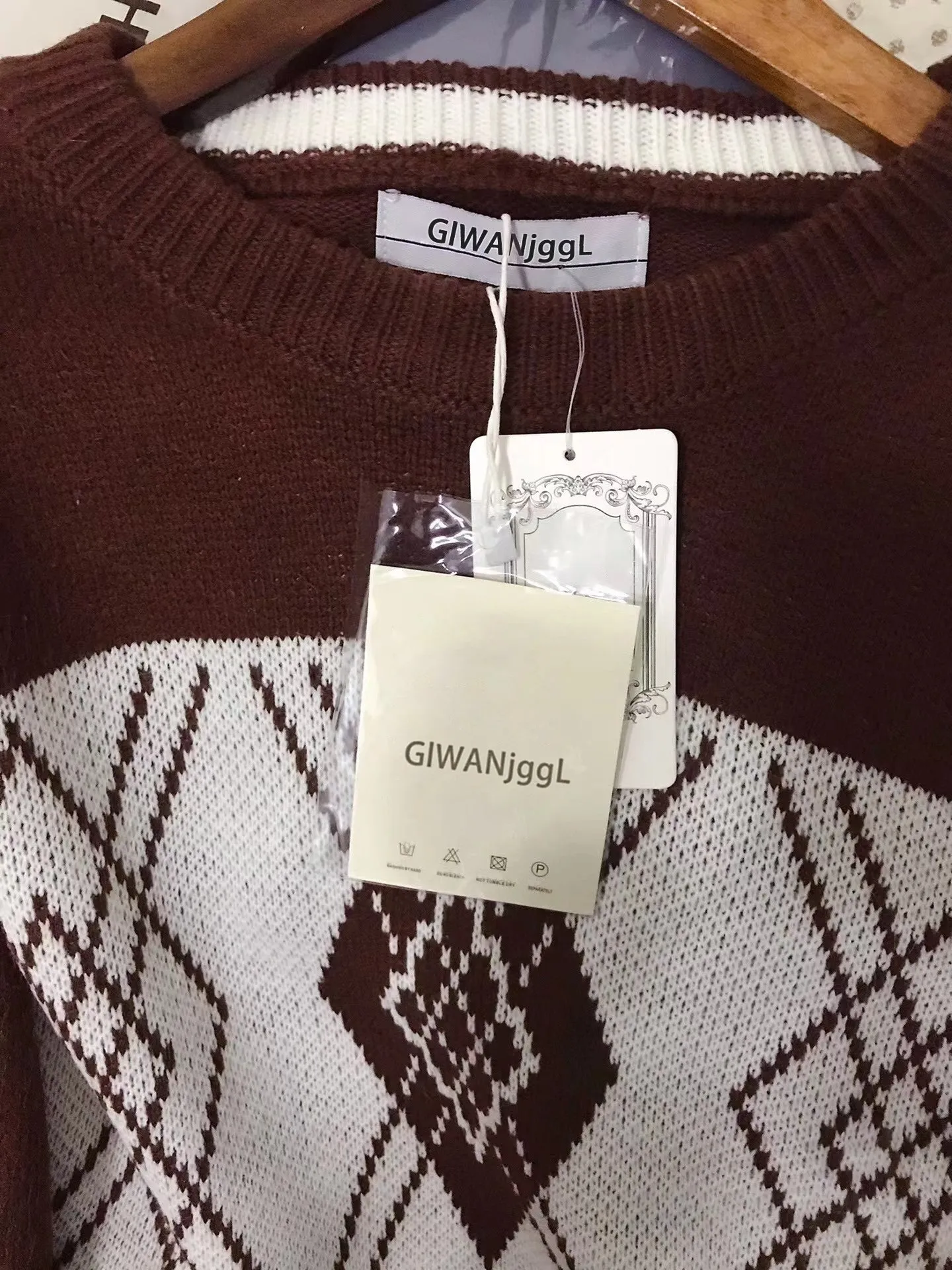 GlWANjggL Sweaters,Men's Long-Sleeve Crewneck Sweater