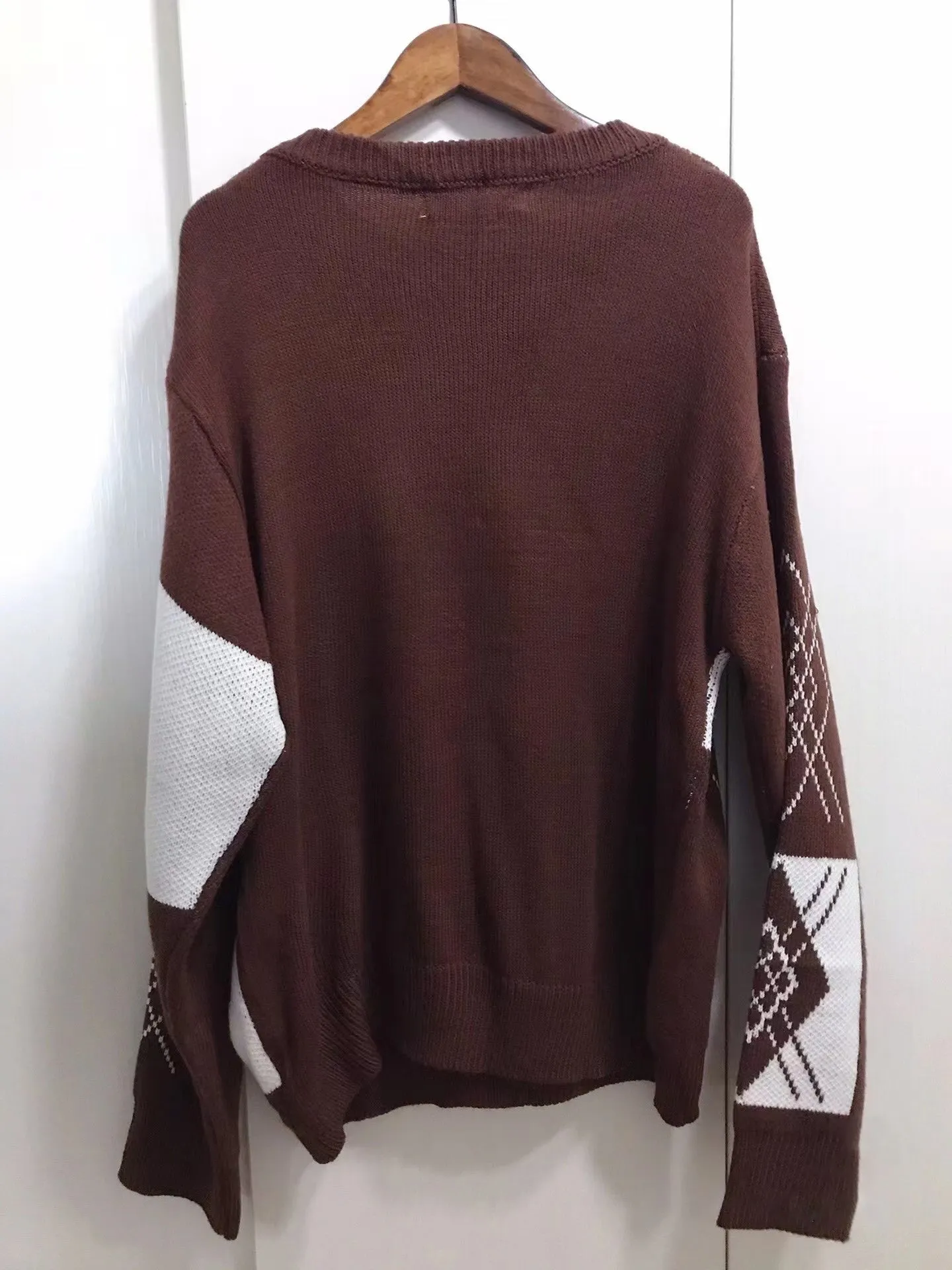 GlWANjggL Sweaters,Men's Long-Sleeve Crewneck Sweater