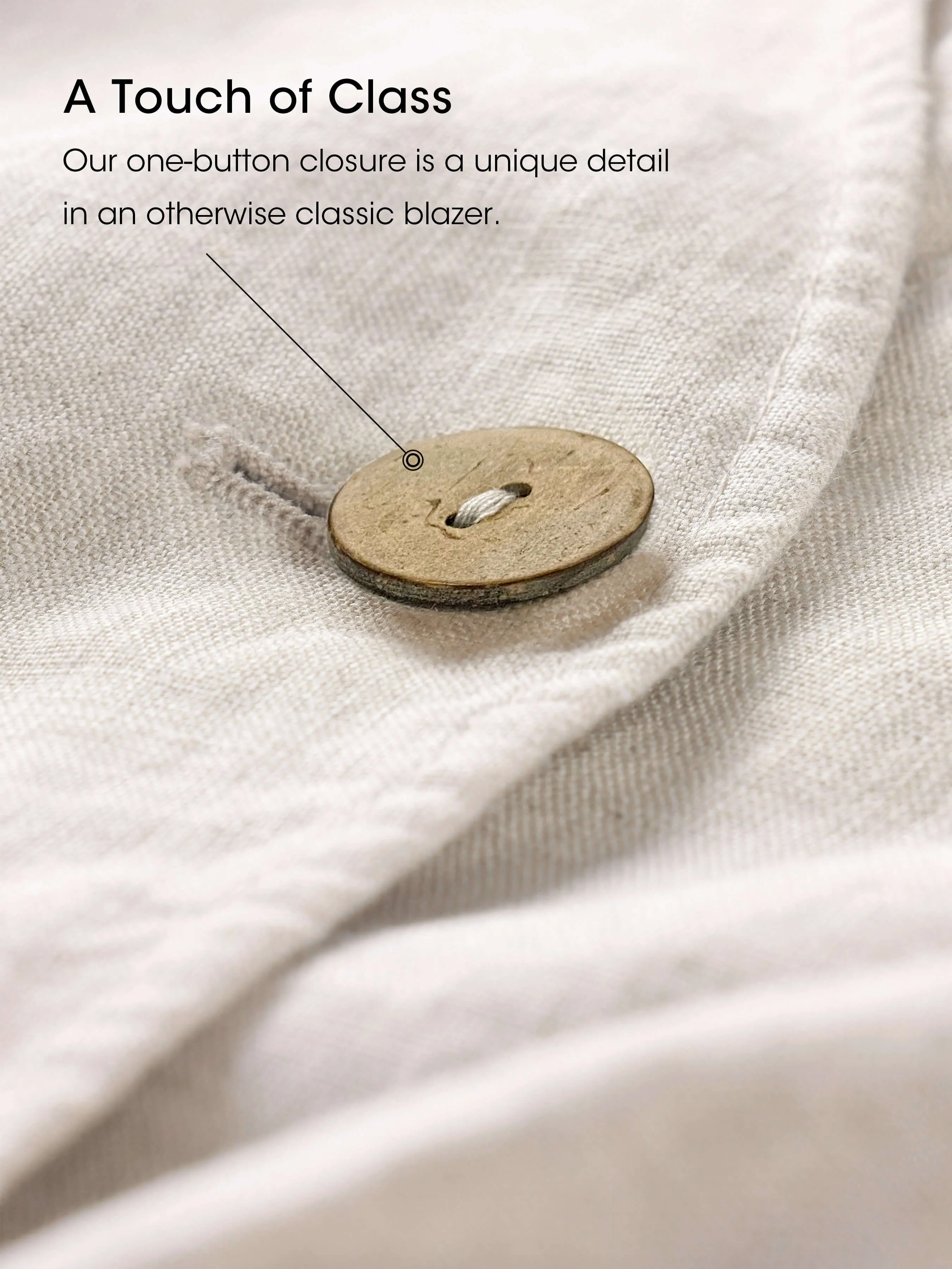 Hailey 100% Linen Relaxed Blazer