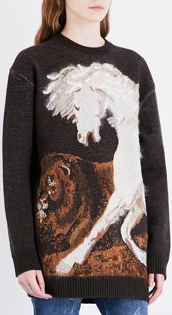 Horse & Lion Knit Sweater