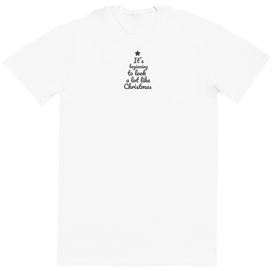 It's Beginning To Look - Kids Oversized Comfy T-Shirt