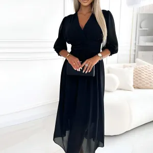 Ivette | Light Silk Chiffon Dress